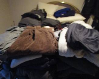 More men's clothing (he only bought the best!)