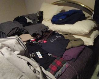 More track suits, jackets etc