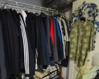 Huge amount of designer and vintage men's clothing