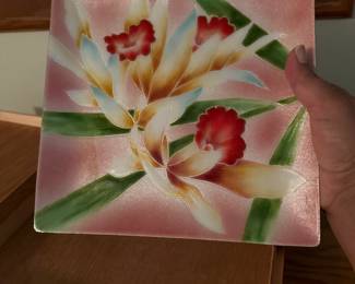 Vintage Asian plate 