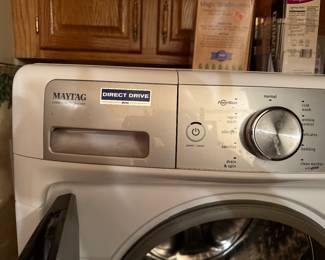 Maytag Washer and Dryer with stands