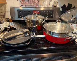 Lots of high end kitchen ware