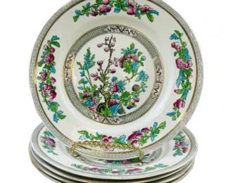 English Porcelain Dessert Plates - Signed "The Regent China Made In England"