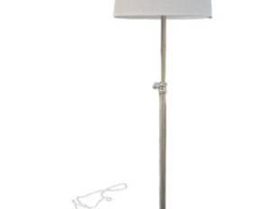 Brushed Metal Standing Floor Lamp