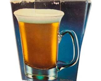 Toscany Glass Beer Mug In Original Box