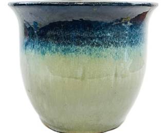 Ombr Glaze Ceramic Flared Edge Planter