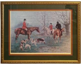 Limited Edition - Large Framed Print- Autumn Meet - Signed By Vernon Wooten
