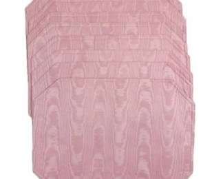 Pink Moire Placemats