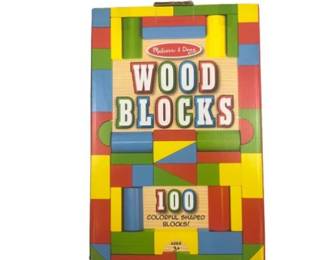 New! Melissa & Doug Wood Blocks
