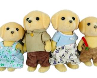Calico Critters Yellow Labrador Family