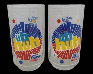 Diet Pepsi Collectors Drinking Glasses