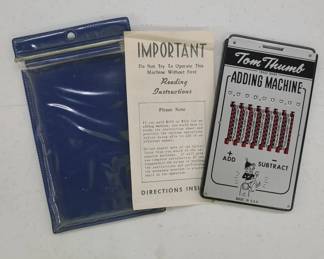 1950's Tom Thumb Adding Machine