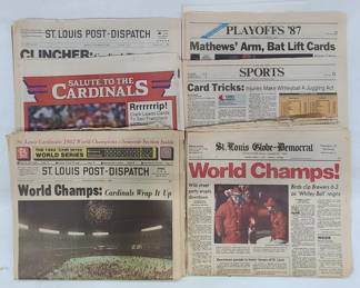 St. Louis Cardinals Baseball Headline Newspapers