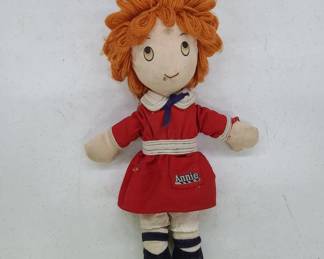 1982 Annie plush Doll 13" Tall