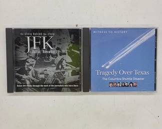 JFK & Space Shuttle Columbia DVD-ROM's