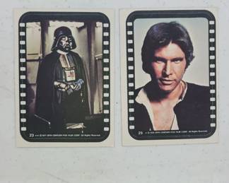 1977 Star Wars Topps Sticker Cards