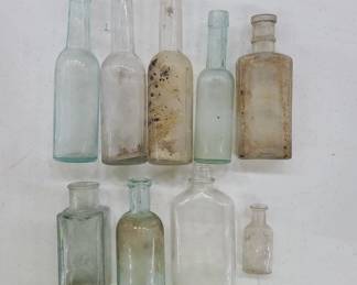 Small Antique Assorted Bottles