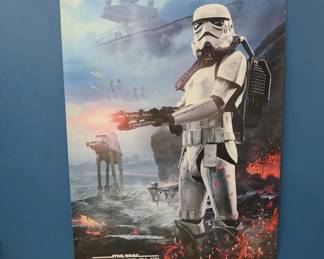 Star Wars Battlefront Game Promo Poster