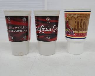 St. Louis Cardinals Collectors Baseball Cups