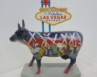 Cow Parade 7326 Las Vegas Collectible Figure