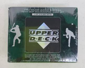 1992 Upper Deck Holographic 54 Card Set New