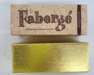 Faberge Woodhue Cologne Box
