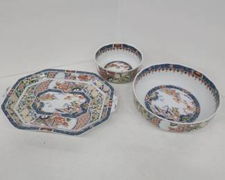 3 Piece Takahashi China Set Hand Painted