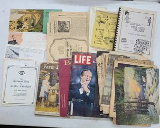 Assorted Old Ephemera & Newspapers