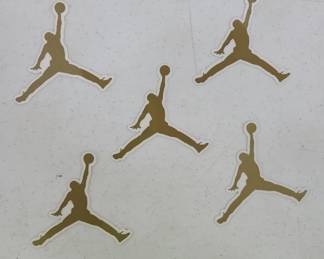 Basketball Michael Jordan Nike Jump Stickers