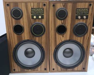 Acoustic Response Series 707 Speakers W/Grills