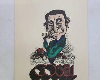 Greg Cosell Green Bay Packers Cartoon Sketch