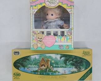 Precious Moments Puzzle & Doll In Box