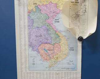 Vietnam War Troop Location Chart & Map