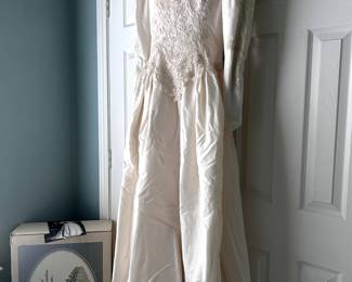 Ilissa Wedding Dress (Museum Preserved in Box) removed for display 