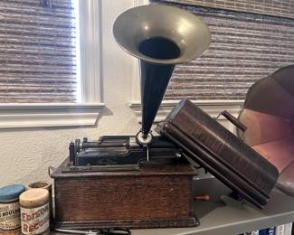 Antique Edison Phonograph Early 1900's - Model C