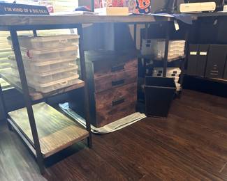 Farmhouse style desk and credenza