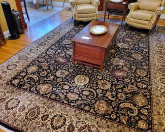 Hand Woven Chinese 10 x 14 Wool Rug