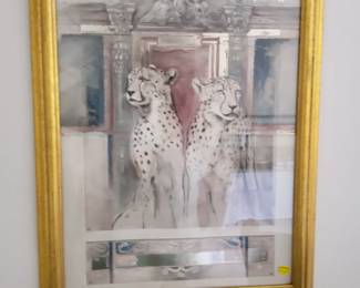 Signed and Hand Embellished Framed Art Print by Joador