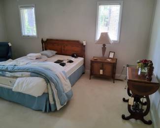 Vintage Stanley Furniture Campaign Queen Bedroom Suite