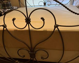 King Tempurpedic Bed, Iron Bed Frame