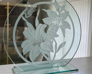 Large piece of vintage art glass