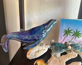 Aloha!! Lovely aquatic statues and decor. 