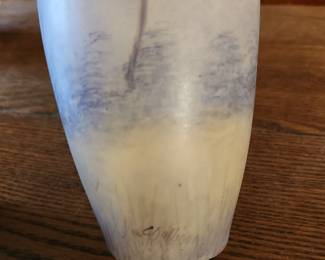 Pickard Vellum, E. Challinor Signed Vase