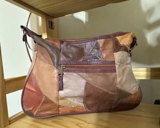 Vintage Patchwork Leather Purse