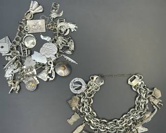 Sterling Silver Charm Bracelets