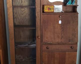 Oak secretary.