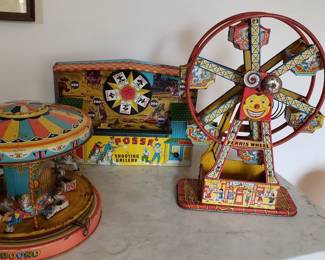 Metal toys - some working.