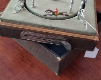French Jeu de Course working child's game w/cover.