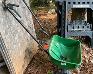 Scotts Speedy Green rotary spreader.