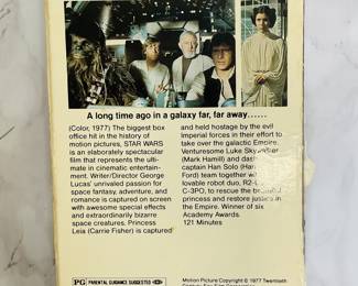 This is a 1984 CBS Fox Video release of Star Wars on VHS.
